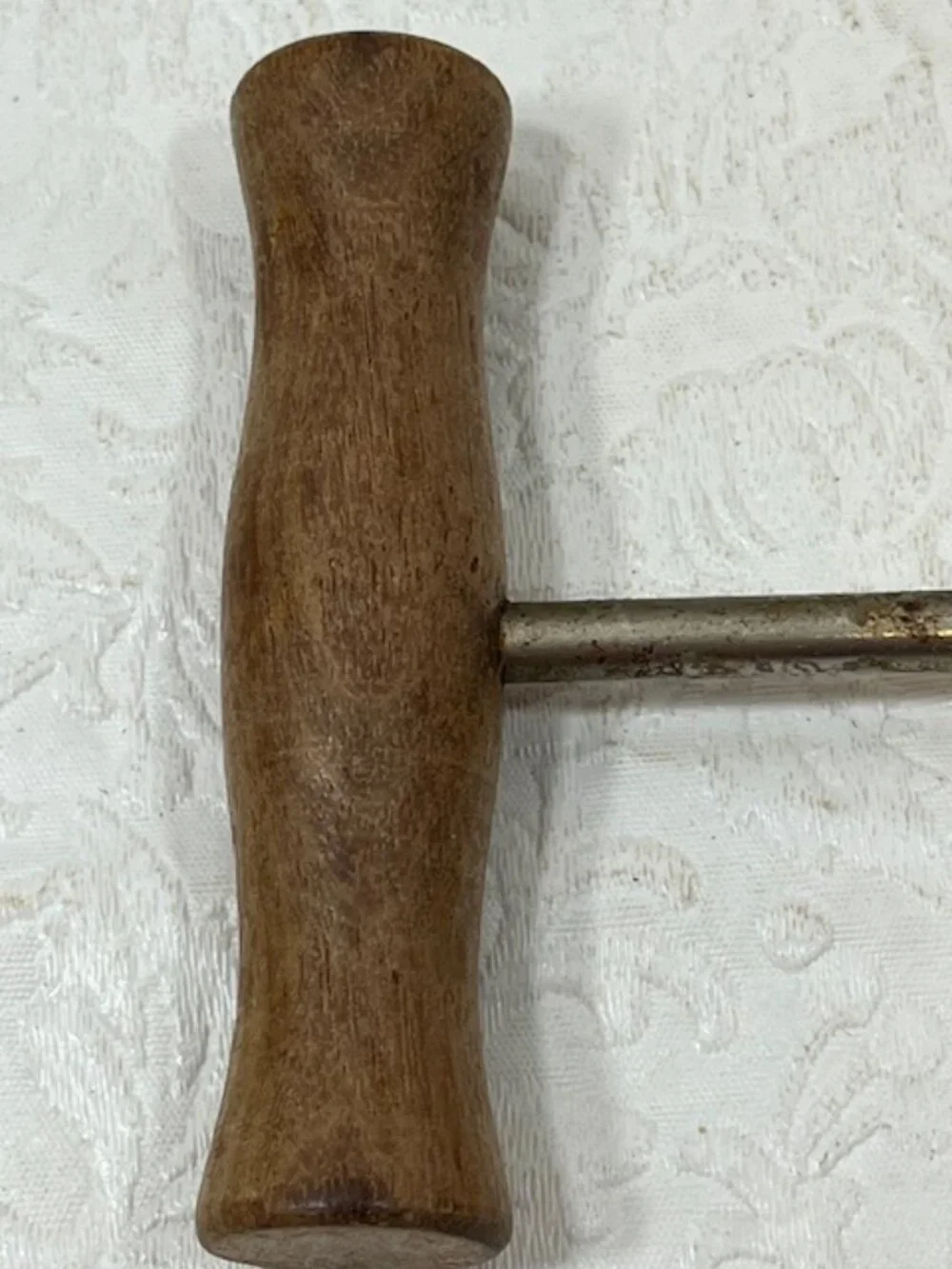 VTG Bell Spiral Corkscrew Wood Handle Wine Cork Bottle Opener 3.5